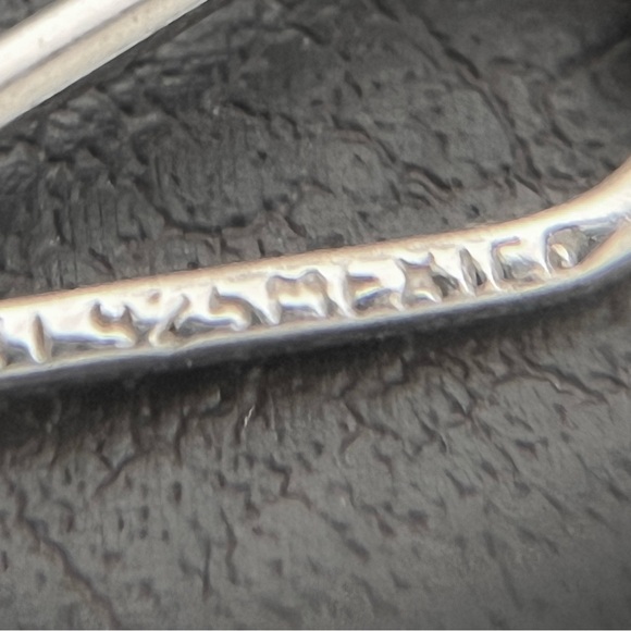 🔴SALE🔴 Vintage Mexican handmade artisan sterling silver ball dangle earrings - Picture 4 of 6